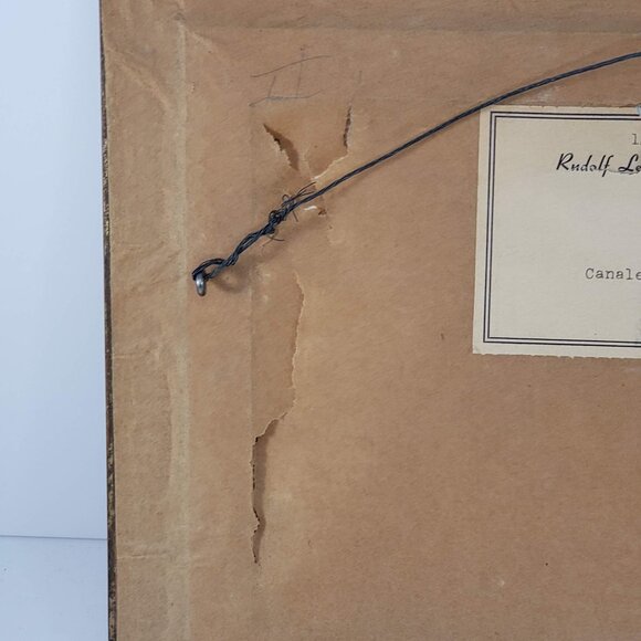 Rudolf Lesch Fine Arts Giovanni Antonio Canal Canaletto Dresden Views Print Fram - Picture 7 of 8